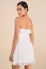 Always Remarkable White Pleated Mini Dress sold by Lulus
