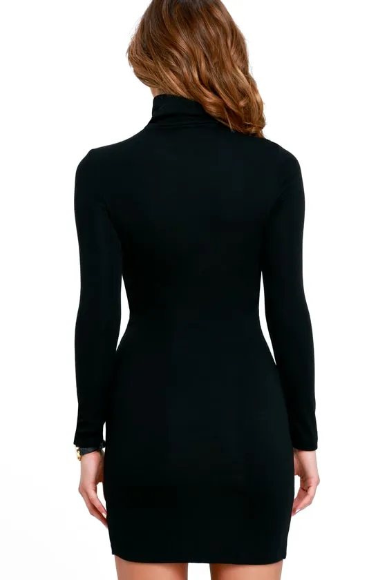 Phenomenal Feeling Black Long Sleeve Bodycon Dress sold by Lulus product image thumbnail 4