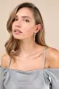 Estrelle Gold Rhinestone Drop Earrings sold by Lulus