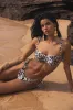 Mulani White Leopard Underwire Bikini Top sold by Lulus