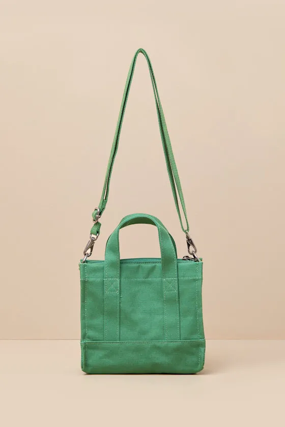 Lil Pergs Green Crossbody Mini Tote Bag sold by Lulus product image thumbnail 3