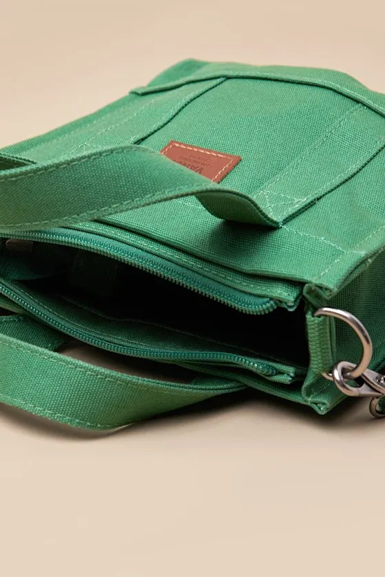 Lil Pergs Green Crossbody Mini Tote Bag sold by Lulus product image thumbnail 4