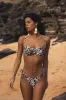 Namir White Leopard Side-Tie Bikini Bottoms sold by Lulus