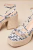 Thomasin Multi Tropical Print Platform High Heel Sandals sold by Lulus