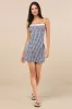 Serrano Navy Gingham Mini Dress sold by Lulus
