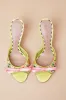 Naddia Lime Multi Sequin High Heel Slide Sandals sold by Lulus