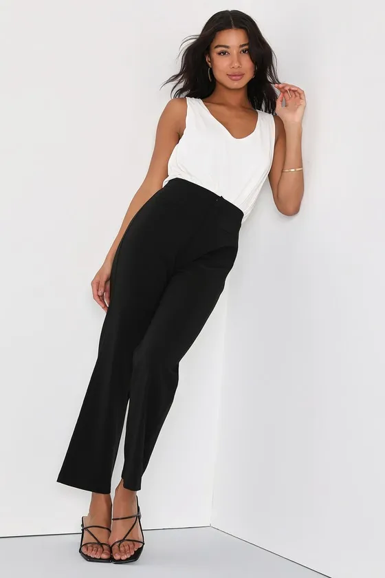 Chic on Repeat Ivory V-Neck Sleeveless Bodysuit sold by Lulus product image thumbnail 2