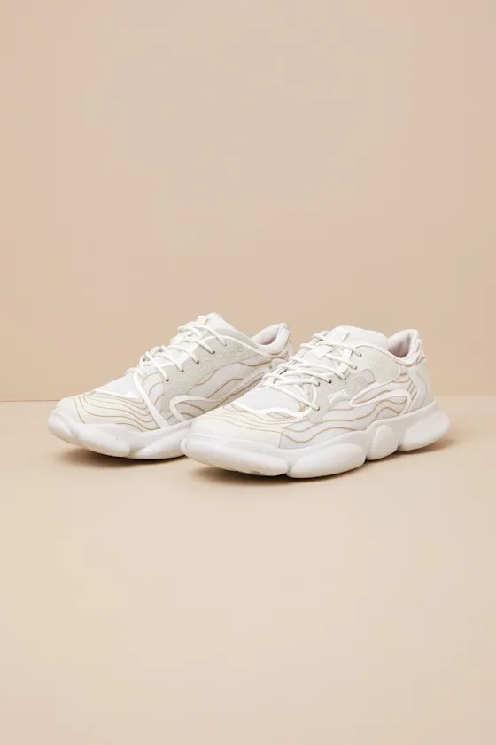 Karst White Multi Mesh Lace-Up Sneakers sold by Lulus product image thumbnail 2