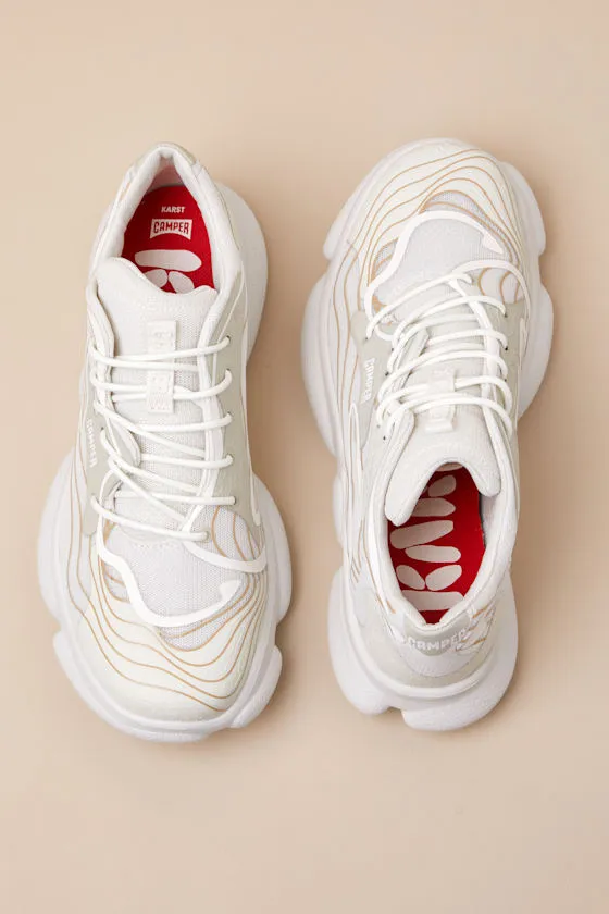 Karst White Multi Mesh Lace-Up Sneakers sold by Lulus product image thumbnail 4