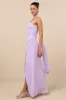 Adeline Lavender One-Shoulder Scarf Maxi Dress sold by Lulus