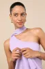 Adeline Lavender One-Shoulder Scarf Maxi Dress sold by Lulus