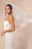 Chapel Charm White Embroidered Layered Veil sold by Lulus