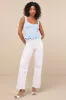 Cowen Light Blue Ribbed Knit Peplum Top sold by Lulus