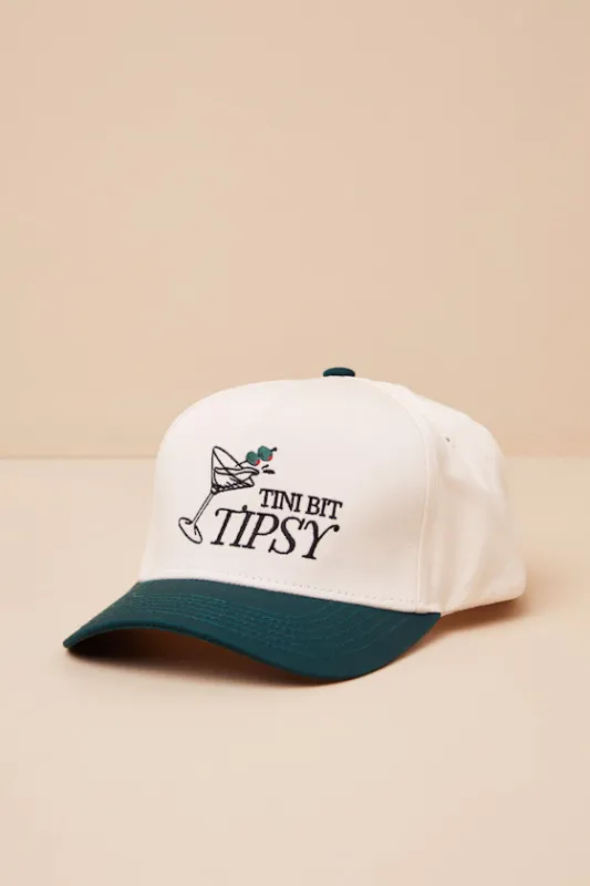 Tini Bit Tipsy Green Embroidered sold by Lulus