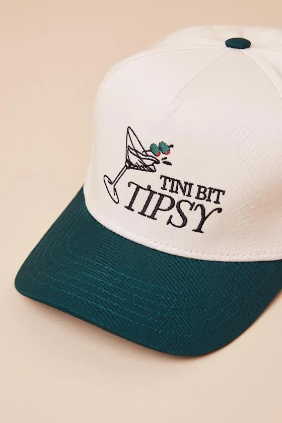 Tini Bit Tipsy Green Embroidered sold by Lulus product image thumbnail 2