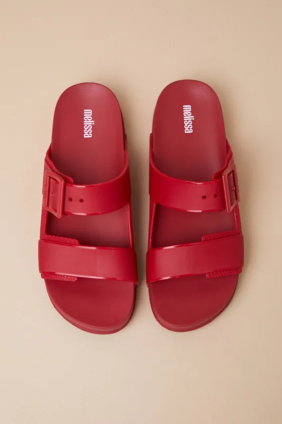 Cozy Connection Red Jelly Slide Sandals sold by Lulus product image thumbnail 2