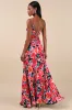 Bloom With a View Dark Blue Floral Print Two-Piece Maxi Dress sold by Lulus