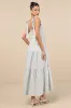 Bembe Sage Striped Tie-Strap Tiered Maxi Dress sold by Lulus