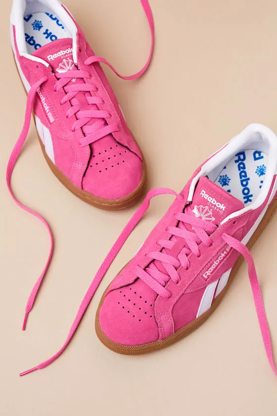 Club C Grounds UK True Pink Suede Leather Sneakers sold by Lulus product image thumbnail 3