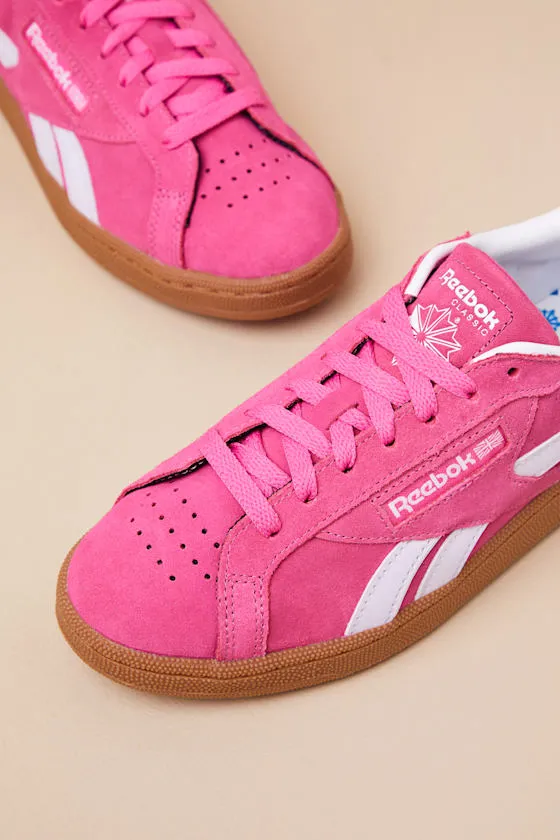 Club C Grounds UK True Pink Suede Leather Sneakers sold by Lulus product image thumbnail 4