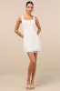 Feel the Sunshine Light Beige Linen Tassel Mini Dress sold by Lulus