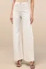 Ribcage White Wide-Leg High-Waisted Denim Jeans sold by Lulus