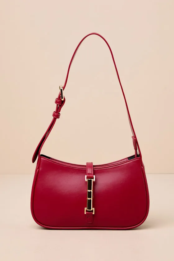 Chic and Tasteful Red Shoulder Bag sold by Lulus product image thumbnail 3