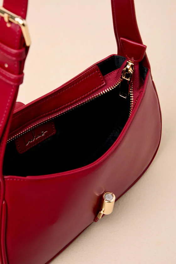Chic and Tasteful Red Shoulder Bag sold by Lulus product image thumbnail 4