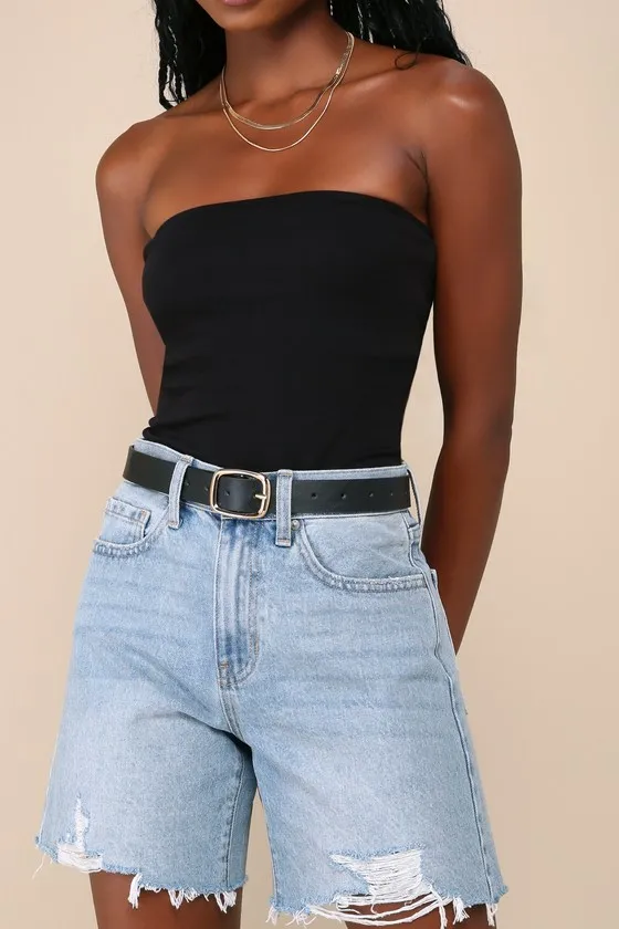 Exceptional Finish Black and Ivory Two-Piece Belt Set sold by Lulus product image thumbnail 2