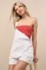 Averley White Eyelet Embroidered Shortalls sold by Lulus