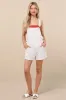 Averley White Eyelet Embroidered Shortalls sold by Lulus