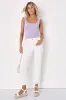 Leisure Life Lavender Ribbed Square-Neck Tank Top sold by Lulus