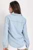 Daily Vibe Light Blue Chambray Long Sleeve Button-Up Top sold by Lulus