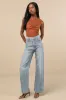 Corrine Rust Orange Mesh Cowl Tank Top sold by Lulus