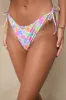 California Dreamin Lime Multi Floral Reversible Bikini Bottoms sold by Lulus