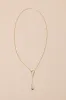 Diona Gold Pendant Lariat Necklace sold by Lulus
