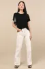 Skyra Black Crew Neck Tee sold by Lulus