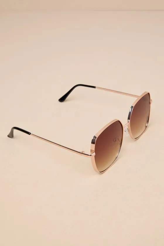 Glamorous Icon Brown Oversized Sunglasses sold by Lulus product image thumbnail 2