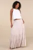 Sunset by the Sea Light Beige Embroidered Tiered Maxi Skirt sold by Lulus