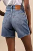 Baggy Medium Wash Denim High-Rise Long Shorts sold by Lulus