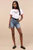 Baggy Medium Wash Denim High-Rise Long Shorts sold by Lulus