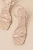 Bastina Sand High Heel Ankle Strap Sandals sold by Lulus