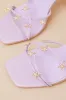 Marcelia Lavender Lace-Up High Heel Sandals sold by Lulus