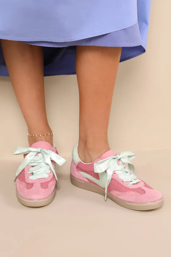 Notice Rose Multi Woven Mesh Sneakers sold by Lulus