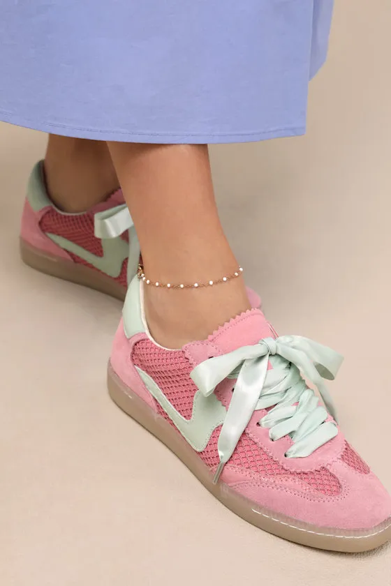 Notice Rose Multi Woven Mesh Sneakers sold by Lulus product image thumbnail 3
