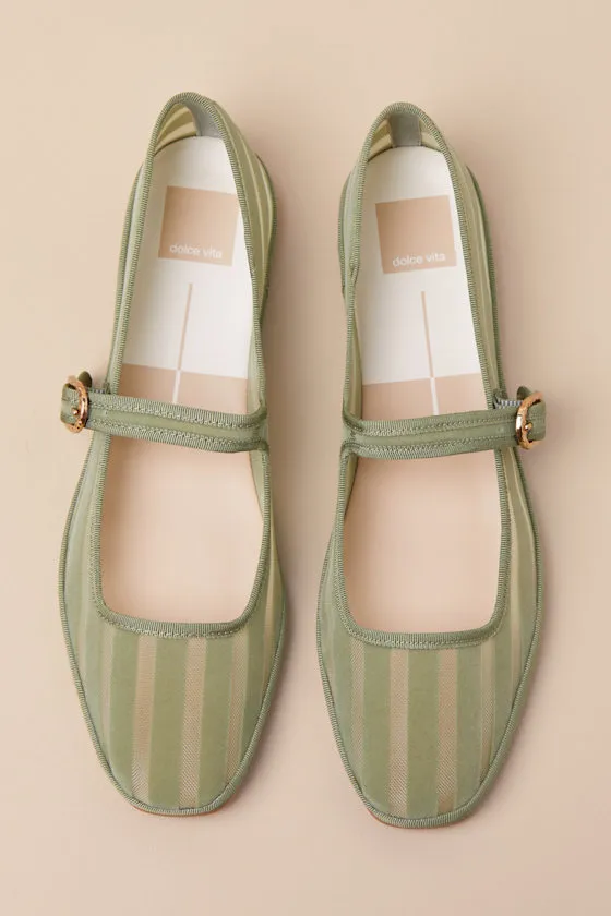 Tameka Jade Mesh Striped Buckle Ballet Flats sold by Lulus product image thumbnail 4