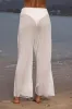 Casilda White Textured Swim Cover-Up Pants sold by Lulus
