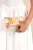 Lisanne Peach Multi Floral Beaded Clutch sold by Lulus