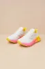 FloatZig 1 Chalk and Atomic Pink Mesh Sneakers sold by Lulus