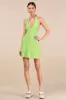 Theresia Lime Green O-Ring Halter Mini Dress sold by Lulus